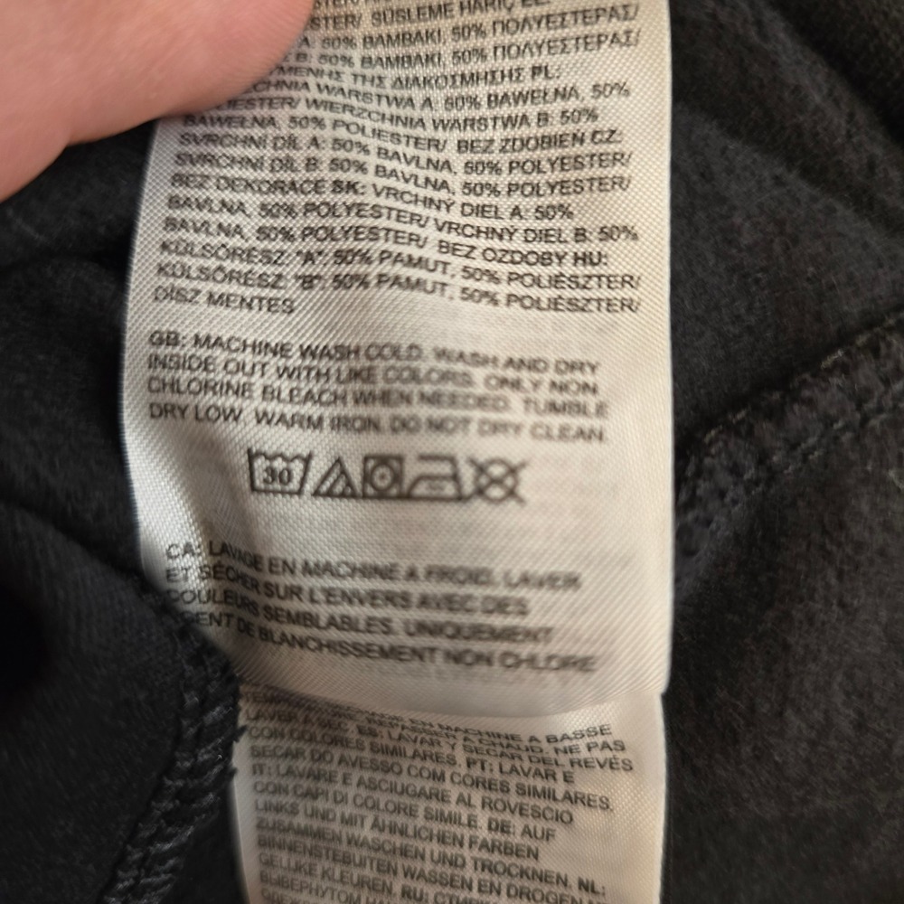 The North Face Circular Design Hoodie Mens XL Black Graphic Pullover Sweatshirt - Picture 6 of 8